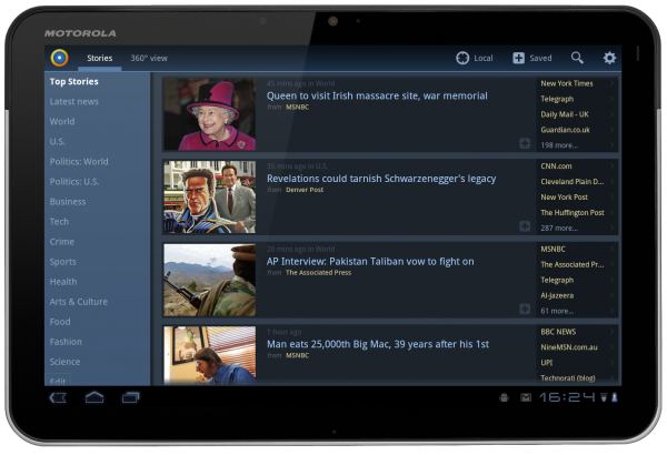 News360 for Android Tablets